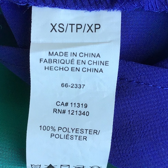 Garage Two Tone Sheer Blouse - Picture 6 of 6